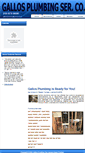 Mobile Screenshot of gallosplumbing.com